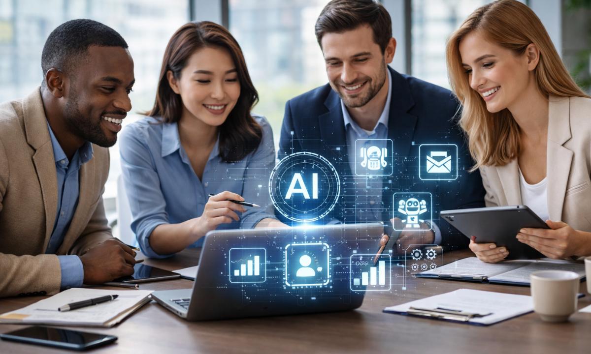 Human and AI collaboration