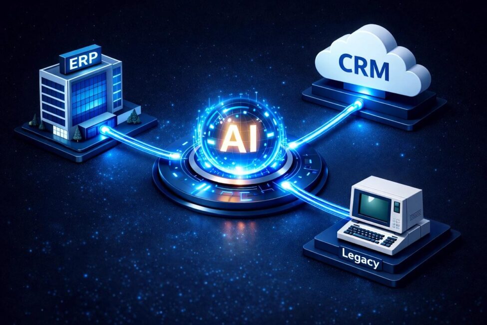 MCP Server connecting AI agents with CRM, ERP, databases and business applications